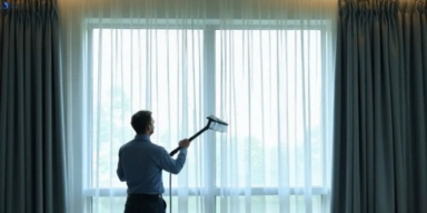 Commercial curtain steam cleaning service research-vic hotels offices